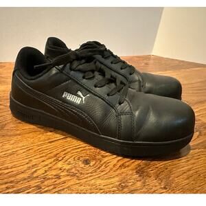 Puma Iconic Low SD Work Shoes Comp Toe Slip Resistant Men 7.5 Women 9 Safety